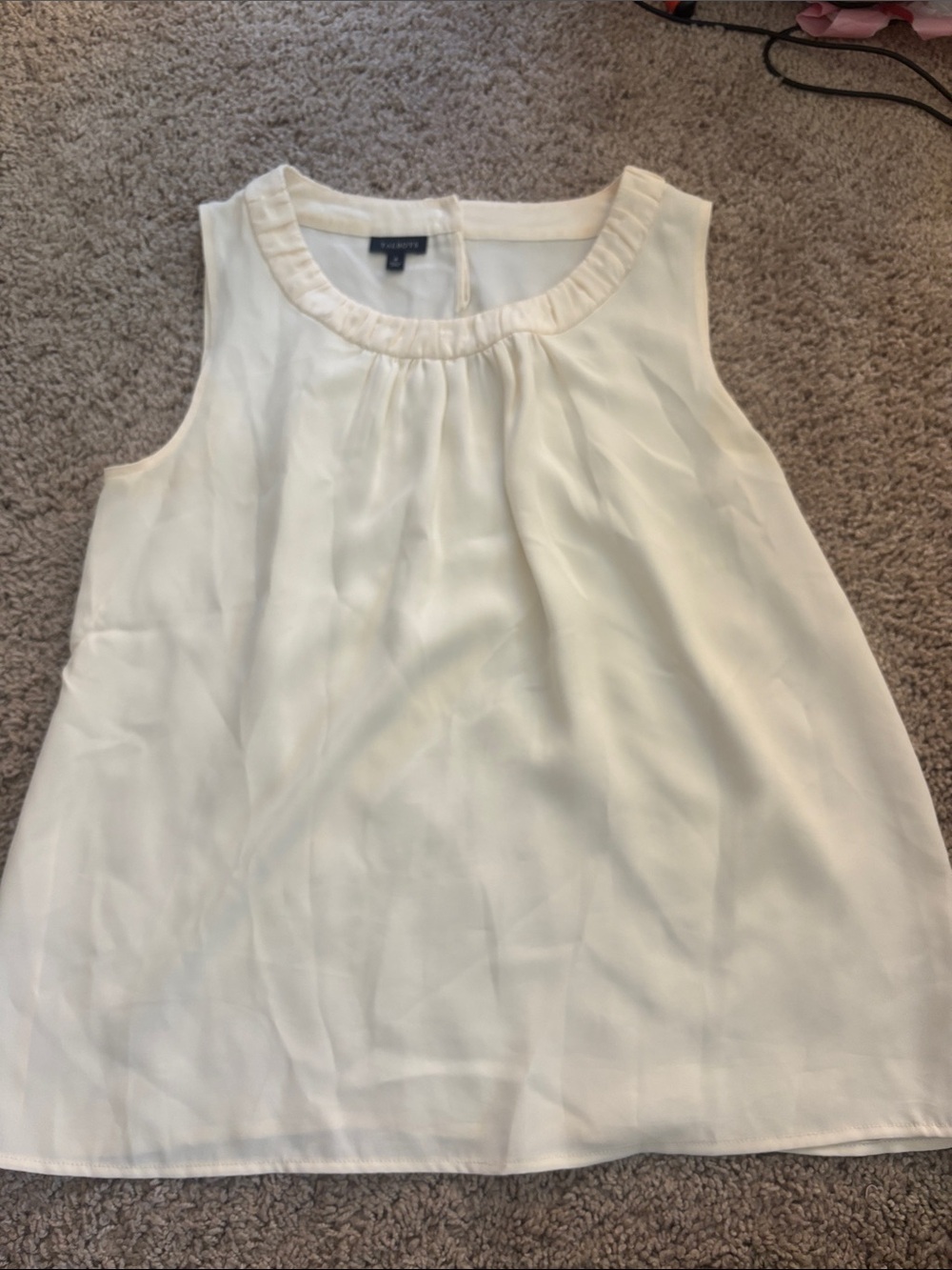 Talbots White Tank Top